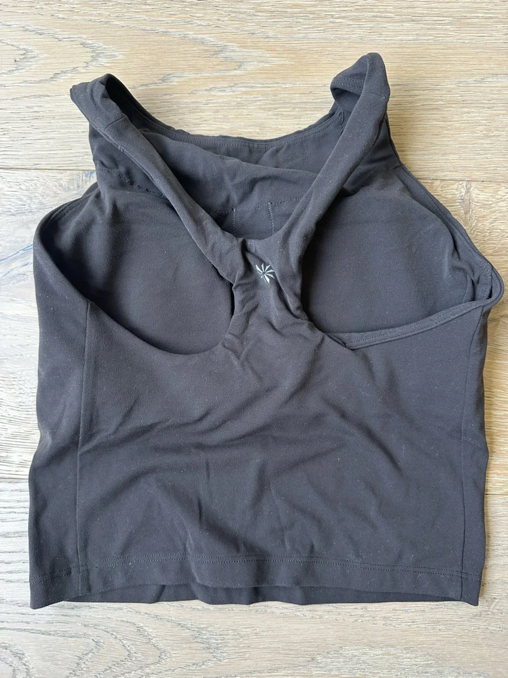 Athleta Purpose Crop Sports Bra D-DD+ Truffle XS